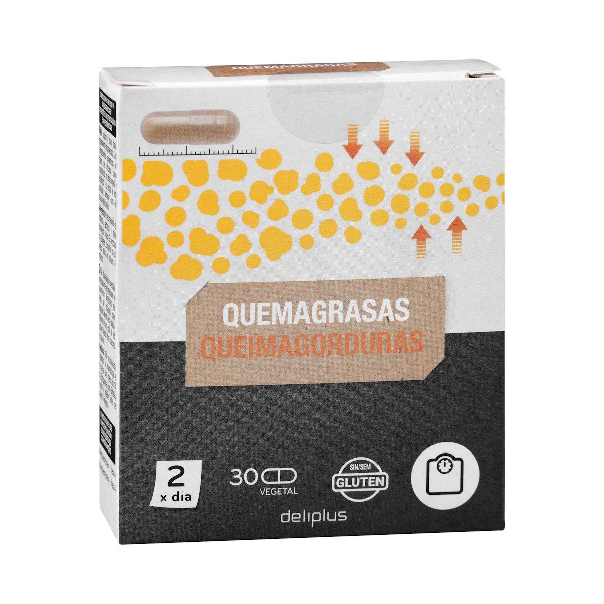 Cápsulas Quemagrasas Deliplus – Mercadona – صورة إعلانية للمنتج