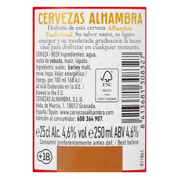 Etiqueta / ingredientes