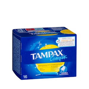 Tampones regular Tampax Compak con aplicador