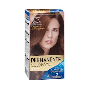 Coloración permanente 5.77 castaño claro marrón intenso Colorcor