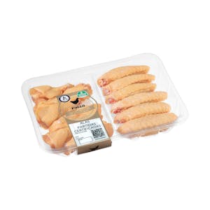 Imagen de Alas partidas de pollo certificado alimentado con un 50% de maíz