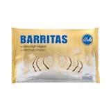 Barritas de barquillo Hacendado bañadas de chocolate blanco