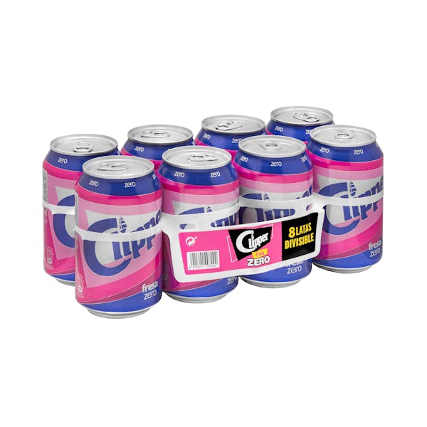 Refresco fresa Clipper Zero azúcar