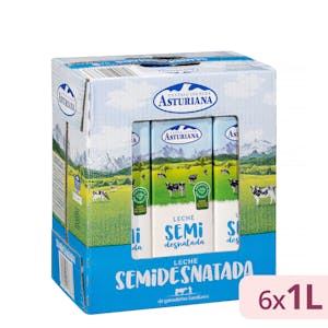 Leche semidesnatada Asturiana