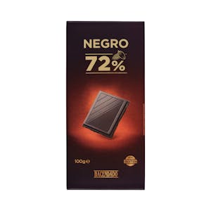 Chocolate negro 72% con pepitas de cacao - Hacendado - 100 g