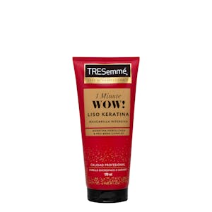 Mascarilla intensiva Liso Keratina 1 Minute Wow! TRESemmé cabello encrespado o dañado