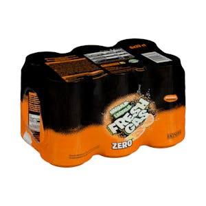 Refresco de naranja Hacendado zero fresh gas