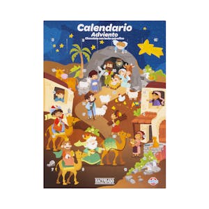 Calendario de Adviento con chocolatinas Hacendado de chocolate con leche