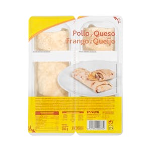 Flautas de pollo y queso