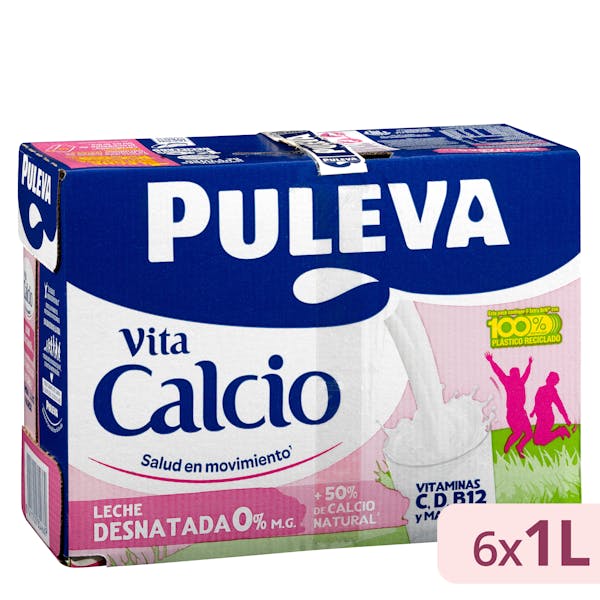 Leche desnatada calcio Puleva