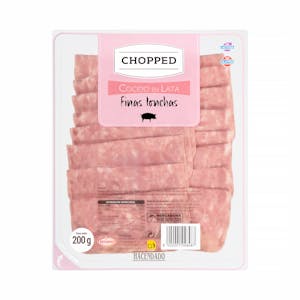 Chopped cocido en lata finas lonchas