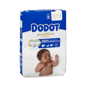 Pañales bebé talla 1 Dodot Sensitive de 2-5 kg