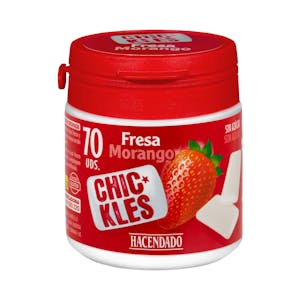 Chicles fresa gragea Hacendado