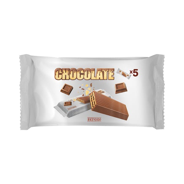 Barritas crujientes Hacendado recubiertas de chocolate con leche