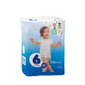 Pañales bebé talla 6 de 17-28 kg Deliplus