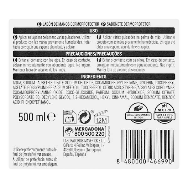 Etiqueta / ingredientes