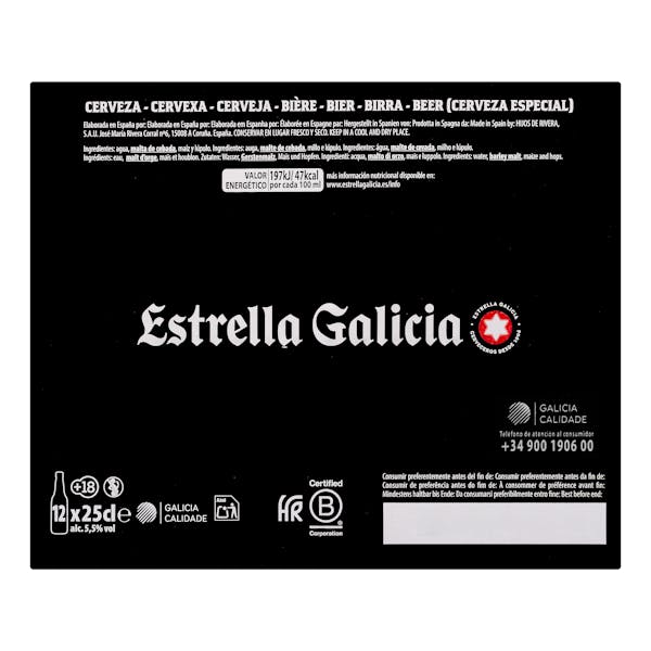 Cerveza especial Estrella Galicia