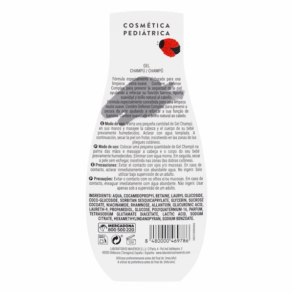 Gel-champú bebé para pieles atópicas Deliplus