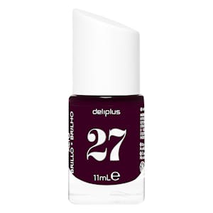 Laca de uñas alto brillo Deliplus 27 burdeos
