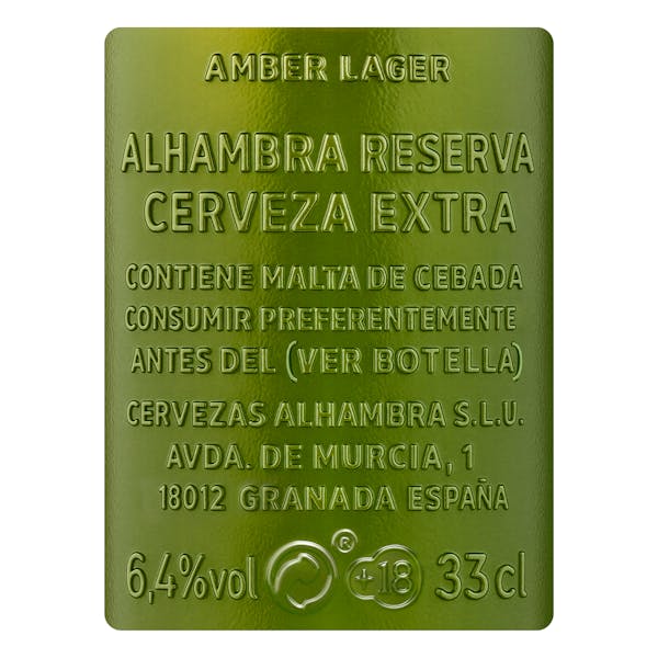 Cerveza reserva 1925 Alhambra