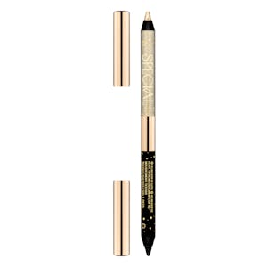 Delineador de ojos Special Duo Eyes Deliplus negro y champagne