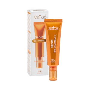 Sérum facial iluminador con 15% vitamina C