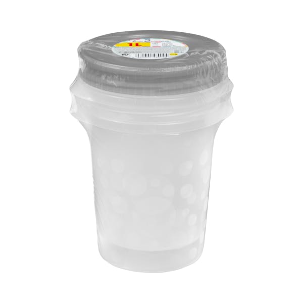 Imagen de Recipiente de plástico redondo 1L Bosque Verde