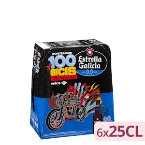 Cerveza 0,0% sin alcohol Estrella Galicia