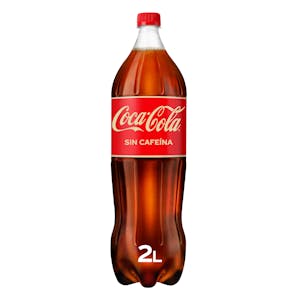 Refresco Coca-Cola sin cafeína