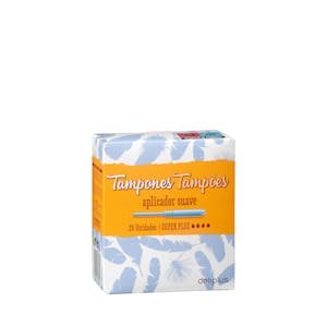 Tampones super plus Deliplus con aplicador suave