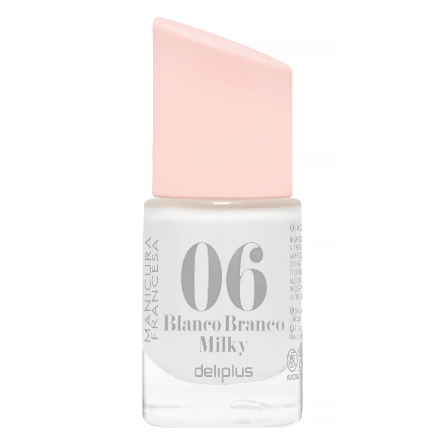 Laca de uñas manicura francesa Deliplus 06 blanco milky – Mercadona – صورة المنتج