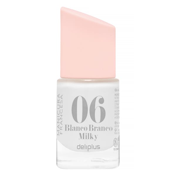Imagen de Laca de uñas manicura francesa Deliplus 06 blanco milky