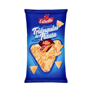 Triángulos de patata Estrella sabor jamón