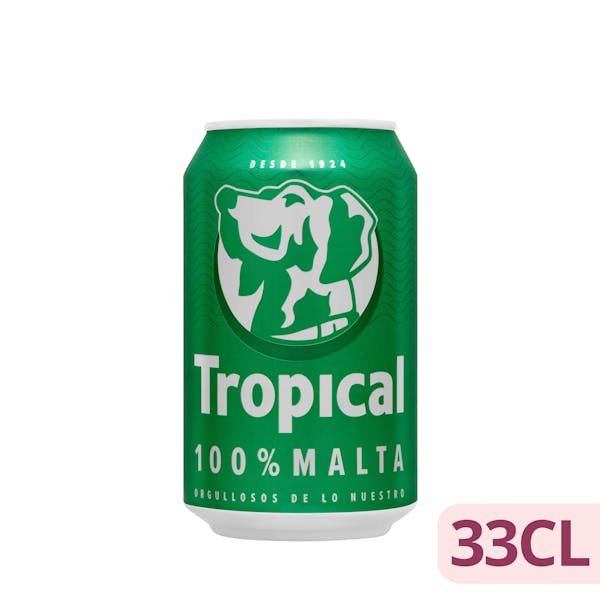 Cerveza 100% malta Tropical