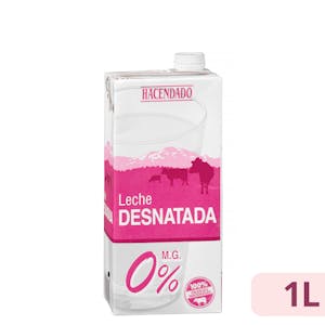 Leche desnatada Hacendado