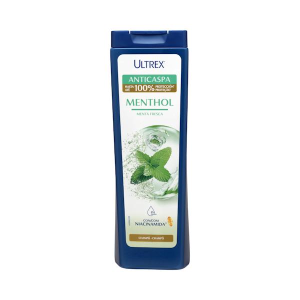Imagen de Champú anticaspa Menthol Ultrex todo tipo de cabello