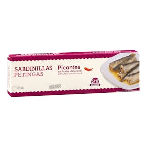 Sardinillas picantes en aceite de girasol Hacendado