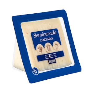 Queso Semicurado Mezcla Hacendado Cortado en Cuñitas 0.34 KG