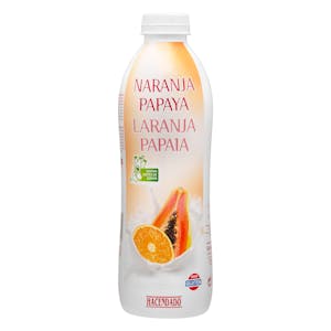 Bebida láctea de naranja y papaya Hacendado