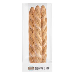 3 Baguettes masa madre