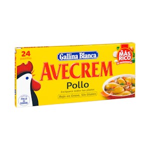 Caldo de pollo Avecrem en pastillas