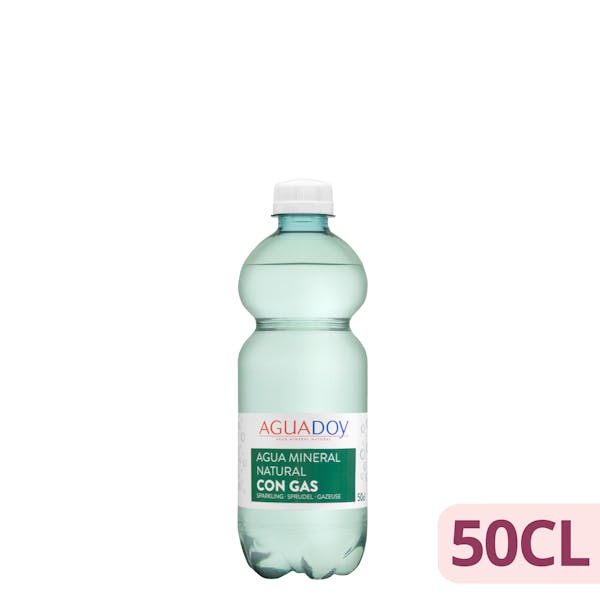 Agua mineral con gas pequeña Aguadoy