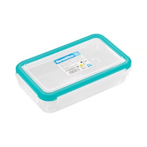 Recipiente hermético de Plástico Rectangular 1L Bosque Verde