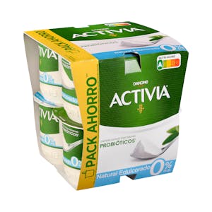 Bífidus desnatado natural edulcorado Activia 0% m.g.