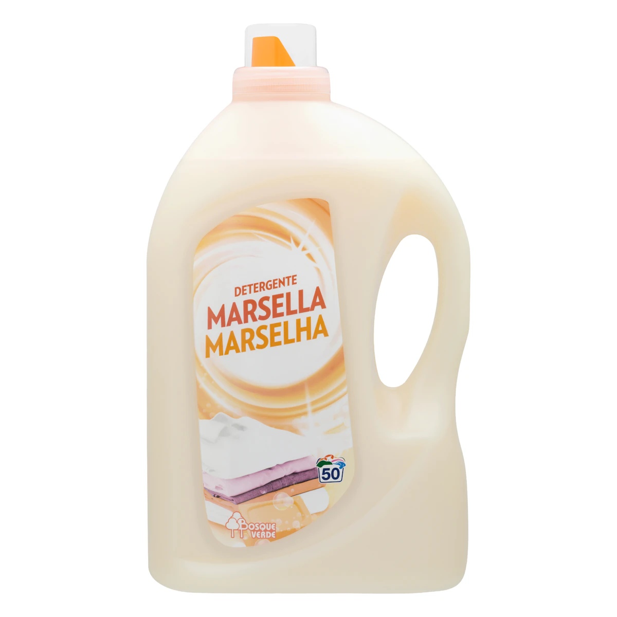 Detergente ropa jabón natural de Marsella Bosque Verde líquido – Mercadona – صورة إعلانية للمنتج