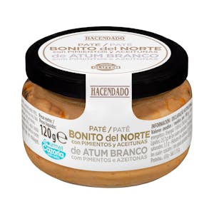 Paté con bonito del norte, pimientos y aceitunas Hacendado