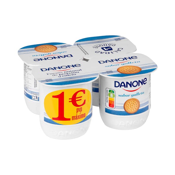 Yogur sabor galleta Danone