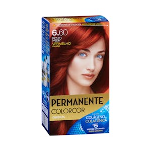 Coloración permanente 6.60 rojo pasión Deliplus