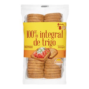 Pan tostado 100% integral