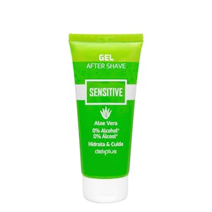 Gel after shave Sensitive Deliplus con aloe vera y 0% alcohol